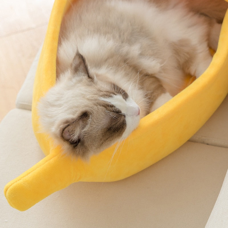 Banana Cat Bed